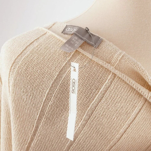 ASOS Boatneck Long Sleeve Ribbed Sweater - Picture 4 of 5